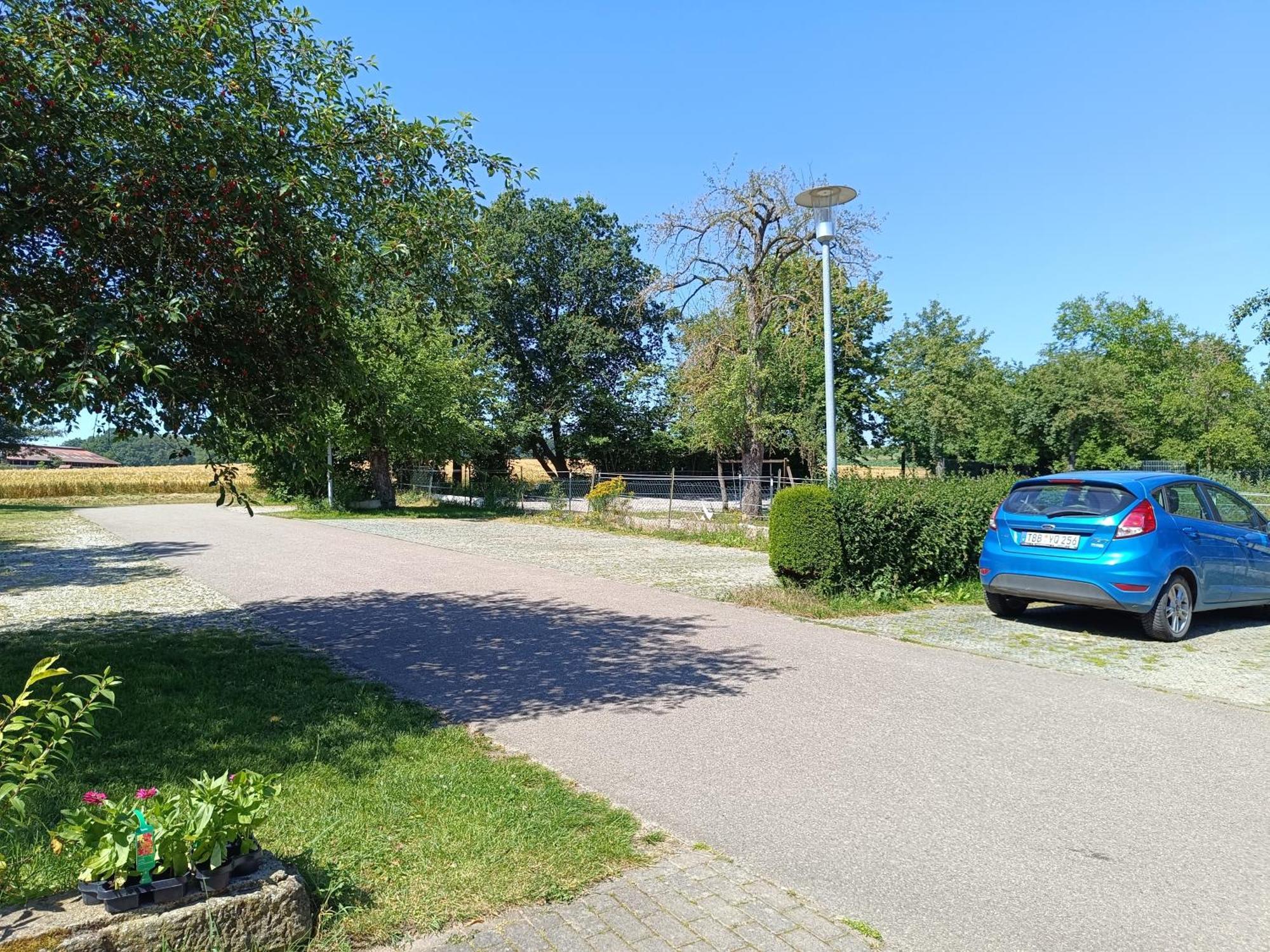 Landgasthof Zum Rappen Creglingen Bagian luar foto